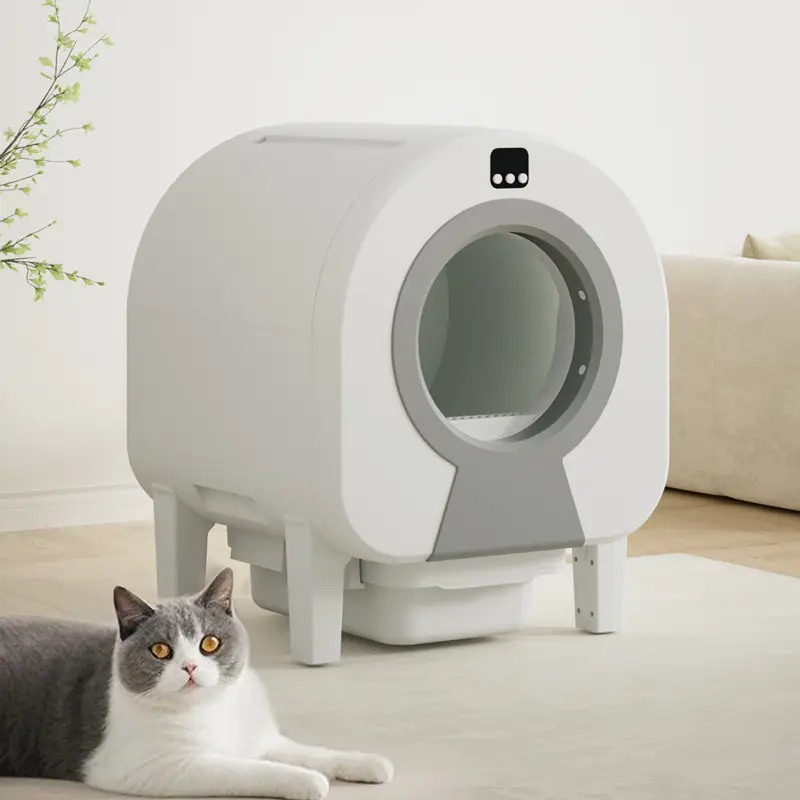 product-Smart Self-Cleaning Rotary 猫砂盆-03