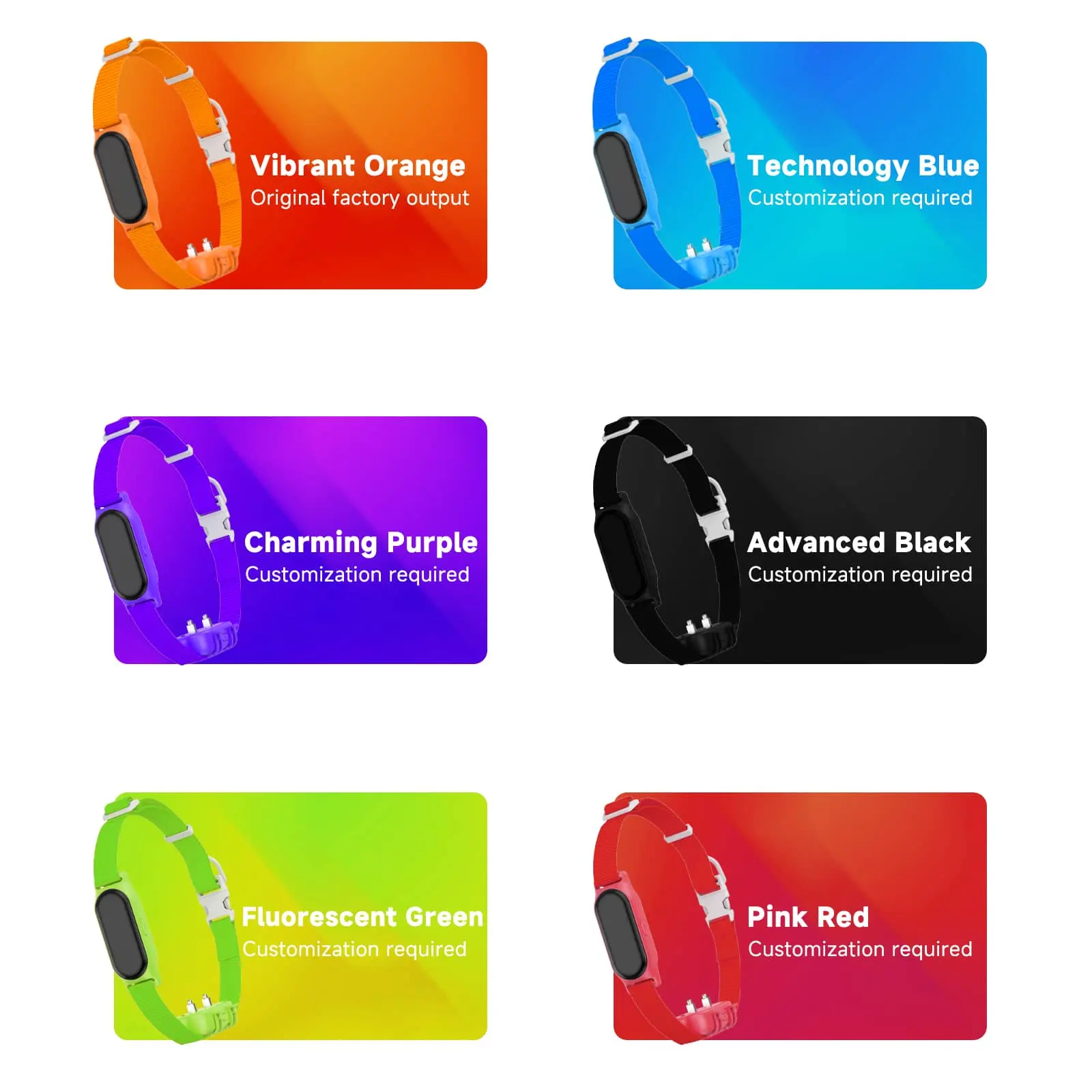 custom color options for smart pet tracker collar for OEM and private label projects